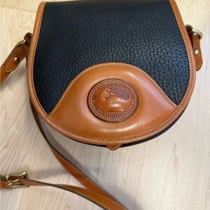 Dooney & Bourke Black and Brown Crossbody Bag